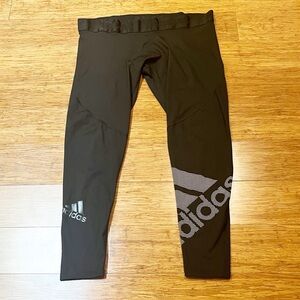 Adidas Alphaskin Climacool Black Running Tights Leggings. Size Women's 2XL (XXL)